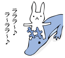 Rabbit of fairy tale talk 9 sticker #12637209