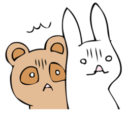 Rabbit of fairy tale talk 9 sticker #12637210