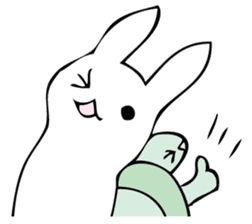 Rabbit of fairy tale talk 9 sticker #12637213