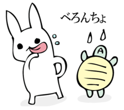 Rabbit of fairy tale talk 9 sticker #12637214