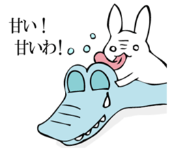 Rabbit of fairy tale talk 9 sticker #12637215