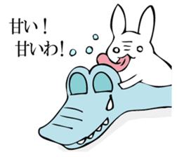 Rabbit of fairy tale talk 9 sticker #12637215