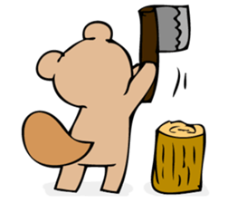 Rabbit of fairy tale talk 9 sticker #12637216