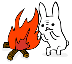 Rabbit of fairy tale talk 9 sticker #12637218