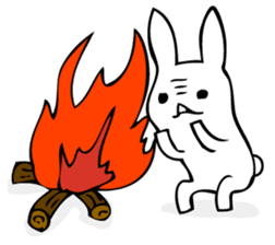 Rabbit of fairy tale talk 9 sticker #12637218