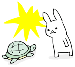 Rabbit of fairy tale talk 9 sticker #12637223