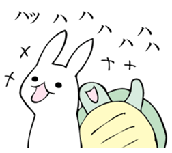 Rabbit of fairy tale talk 9 sticker #12637224