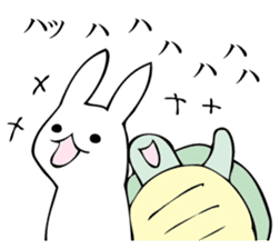 Rabbit of fairy tale talk 9 sticker #12637224