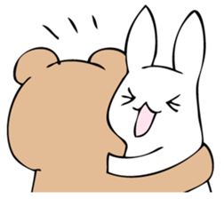 Rabbit of fairy tale talk 9 sticker #12637226