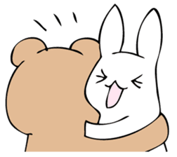 Rabbit of fairy tale talk 9 sticker #12637226