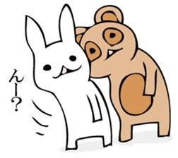 Rabbit of fairy tale talk 9 sticker #12637227