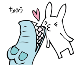 Rabbit of fairy tale talk 9 sticker #12637228