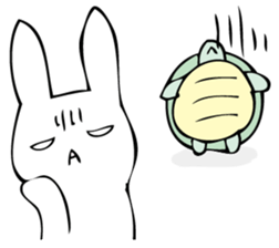 Rabbit of fairy tale talk 9 sticker #12637229