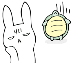 Rabbit of fairy tale talk 9 sticker #12637229