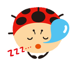 Thought of the ladybug_English_ver sticker #12637294