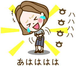 A sticker for women who like fashion 4 sticker #12637340