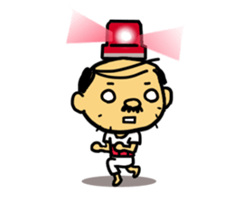 Fresh! Middle - aged man 2 sticker #12637367