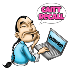 Master Fu at Work sticker #12637465