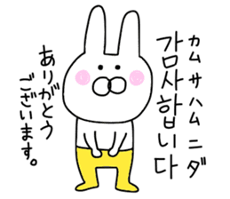 Korean rabbit.... sticker #12637477