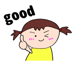 Girl's message. sticker #12637631