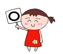 Girl's message. sticker #12637635