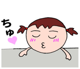 Girl's message. sticker #12637645