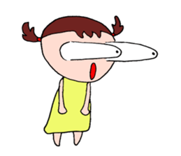 Girl's message. sticker #12637650