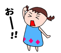 Girl's message. sticker #12637651