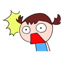 Girl's message. sticker #12637652