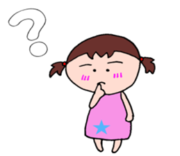 Girl's message. sticker #12637654