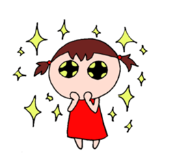 Girl's message. sticker #12637659