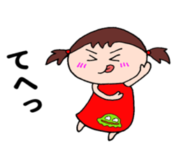 Girl's message. sticker #12637661