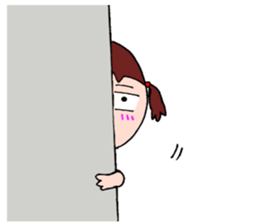 Girl's message. sticker #12637662