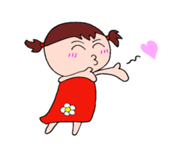 Girl's message. sticker #12637664