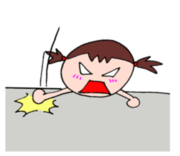 Girl's message. sticker #12637665