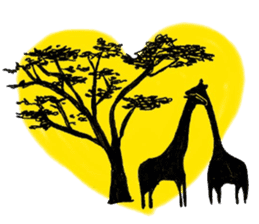 Giraffe Panay sticker #12639054