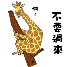 Giraffe Panay sticker #12639055