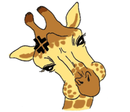 Giraffe Panay sticker #12639056