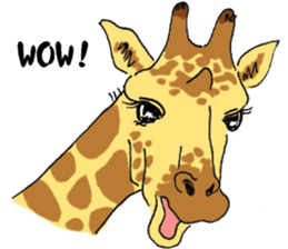 Giraffe Panay sticker #12639060