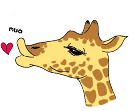 Giraffe Panay sticker #12639061