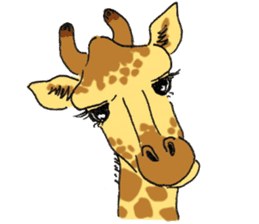 Giraffe Panay sticker #12639062