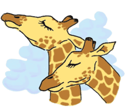 Giraffe Panay sticker #12639069
