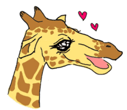 Giraffe Panay sticker #12639078