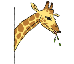 Giraffe Panay sticker #12639081