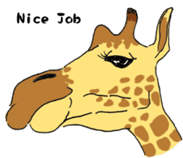 Giraffe Panay sticker #12639082