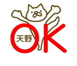 name Sticker for Amano sticker #12639224