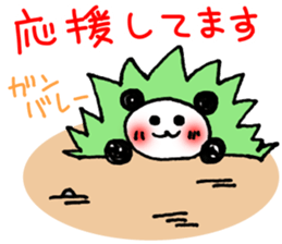 Hand-painted panda 7 sticker #12639679