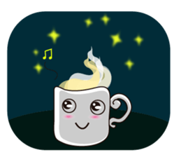 Mischievous White Cups sticker #12639774