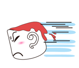 Mischievous White Cups sticker #12639780