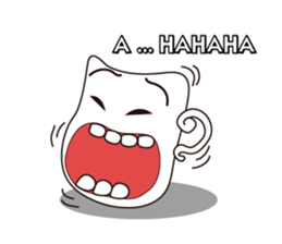 Mischievous White Cups sticker #12639782